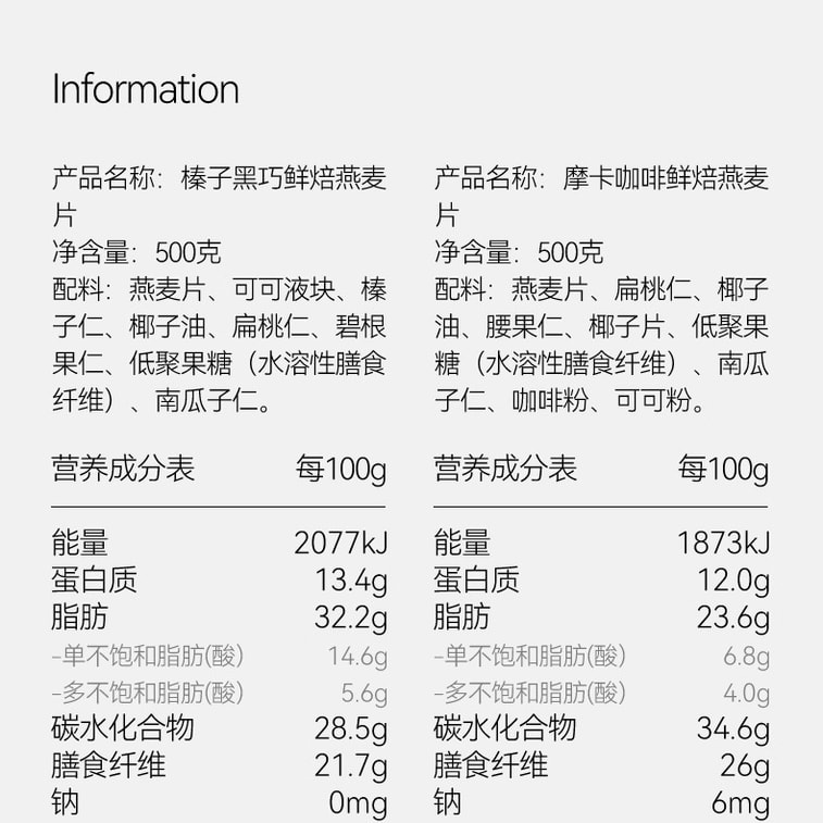 【中國直郵】 卡卡業 烘焙燕麥片即食沖飲營養早餐抹茶 雙莓麥片500g*1罐 5