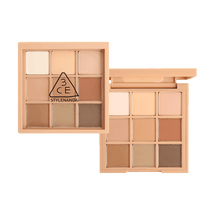 韓國3CE MOOD RECIPE 九宮格9色紛呈眼影盤 霧面多用盤 #SMOOTHER玫瑰柔情 8.1g【狂飆大嫂陳書婷同款】