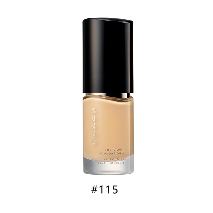 E Liquid Foundation#115 Radiant Glow Long-Lasting Powder-Free 30 mL
