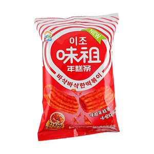 김치맛 떡볶이 떡 3.17oz【한국식】【바삭하고 맛있는】