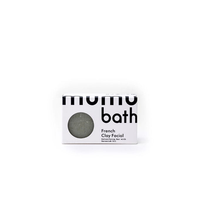 Mumu Bath French Clay Facial Bar 有机手工法国粘土面部护理香皂 3.75 oz