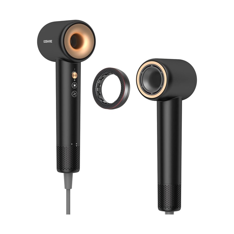 COSHARE 負離子高速吹風機 角鯊烷精華環護髮 保護頭皮髮絲健康 柔順不傷髮 HD10U-PRE 8/cs #黑色【高配禮盒版】 3