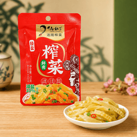 仙妹子 鲜爽榨菜丝 72g【轻盐减盐】【鲜脆爽口】