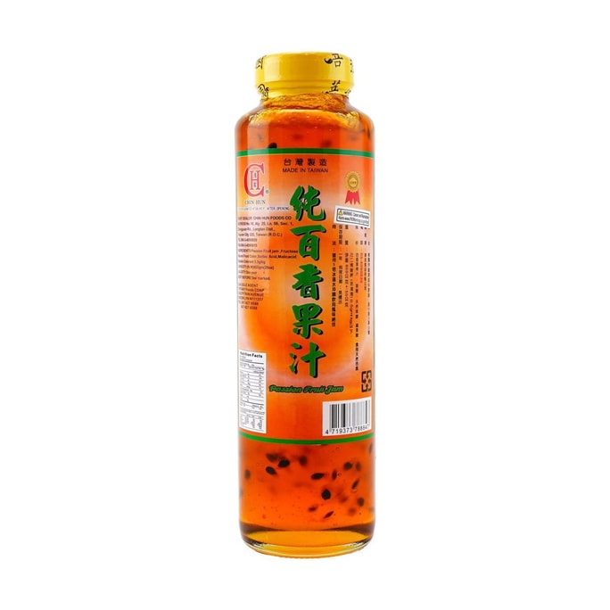 台灣清宏 純百香果 濃縮果汁 800g【酸甜果味 夏日沖飲】