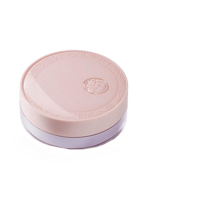 【中國直郵】 美康粉黛 散粉定妝粉持久控油防水霧面油皮混油中性肌膚紫玫瑰7g*1盒