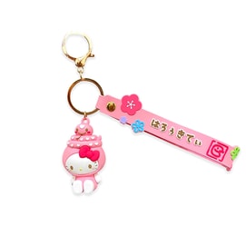 Characters Chinese Zodiac Snake Doll Pendant Keyhole Kitty