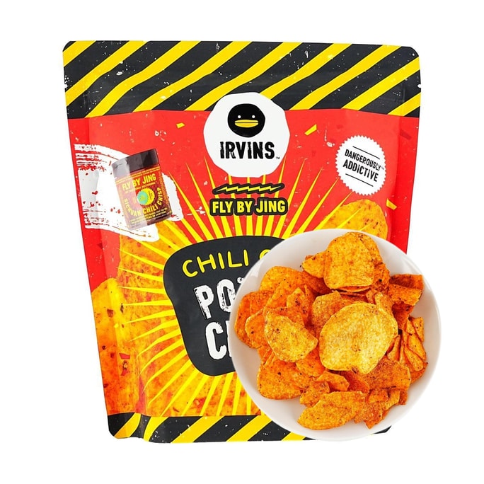 Fly By Jing Chili Crisp Potato Chips 2.82oz【Spicy Collab】