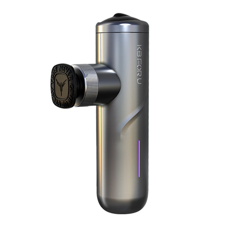 Portable Fascia Gun, 3 Professional Massage Heads Brushless Noise Reduction, 3 Gears Fitness Muscle Relaxer, Tech Blue,1 Set 7