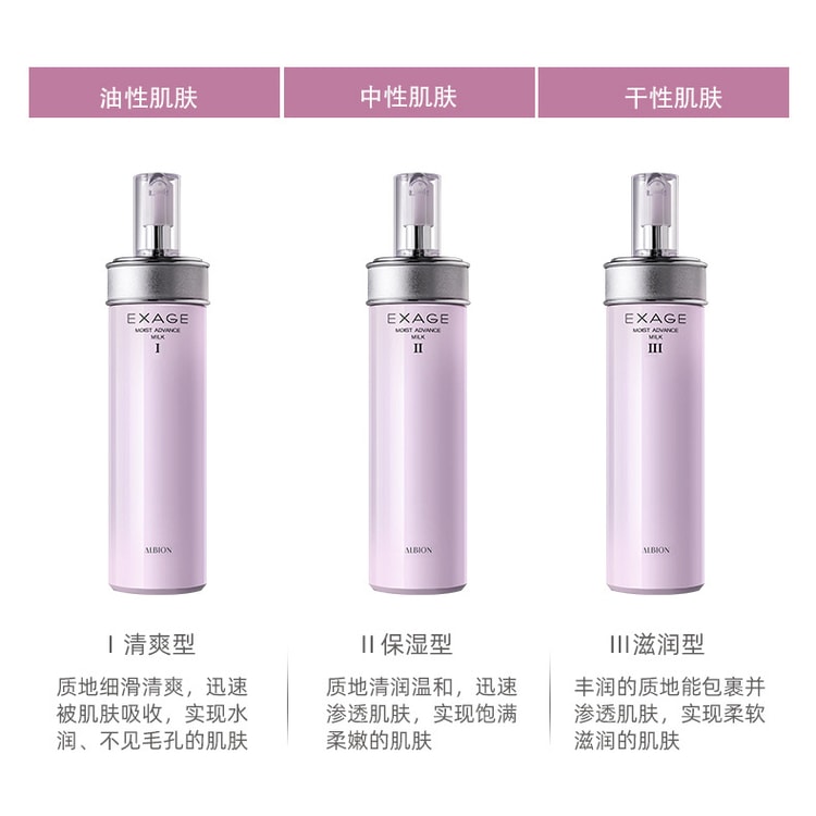 EXAGE Activation Moisture Milk II 200g - Yami.com
