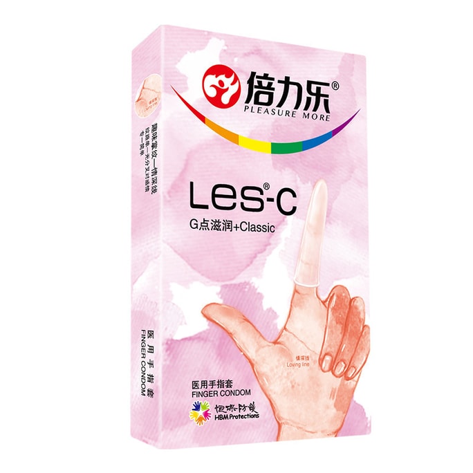 LES-C Finger Condoms sex toys 8pcs