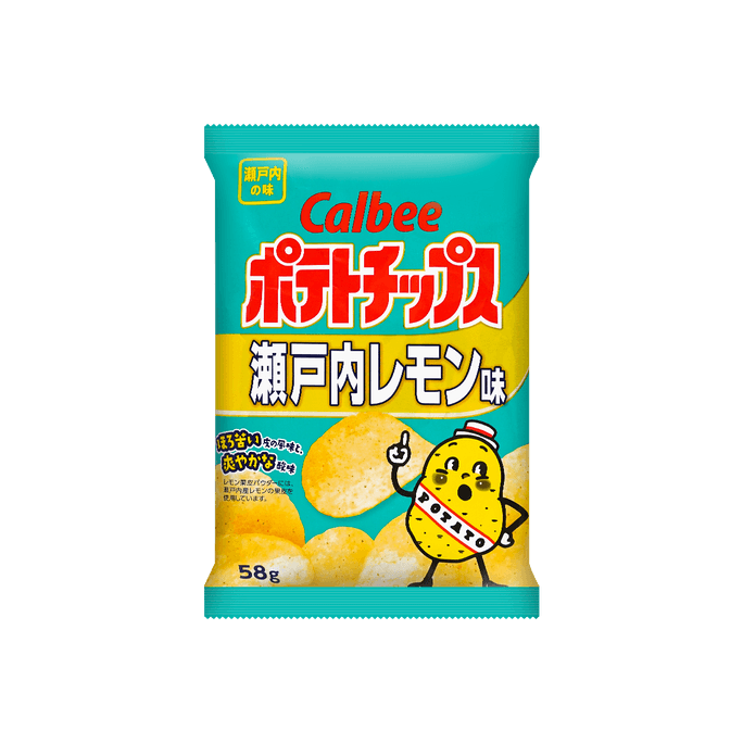 日本CALBEE卡乐比 薯片 濑户柠檬味 58g