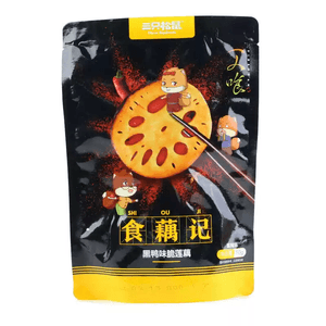 Crispy Lotus Root Black Duck Flavored Crispy Lotus Root Spicy Lotus Root Marinated Lotus Root Snacks 150g*1 bag
