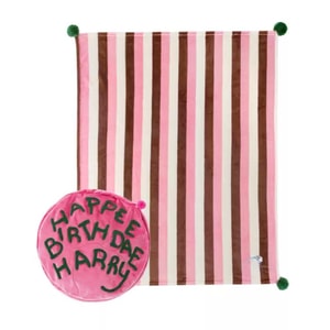 Home Harry Potter Birthday Cake 2-in-1 Flannel Warm Incense Blanket Pillow Birthday Gift 1 piece