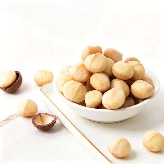 Mr. Bean Bear Macadamia Nuts Shelled Large Milk-Flavored Nuts Snack 108g*1 Bag