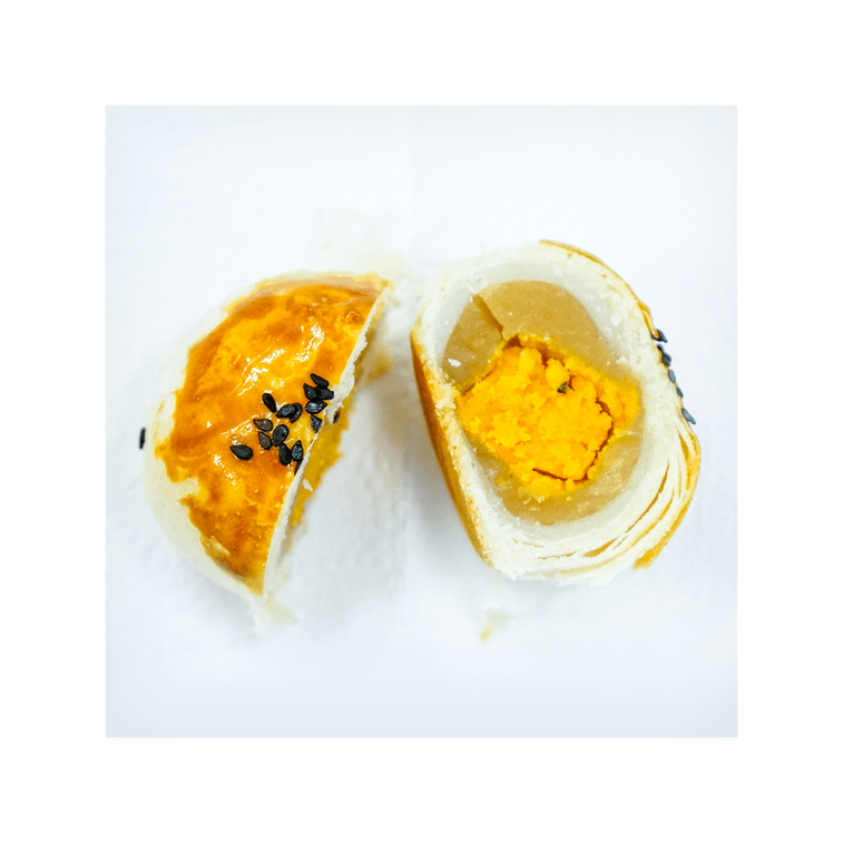 Egg Yolk Puffs - with Chewy Mochi & Sweet Lotus Seed Paste, 6 Pieces, 11.64oz 5