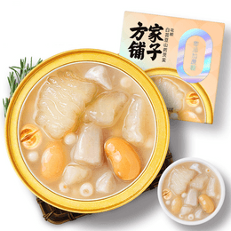 White Kidney Bean Chinese Yam Adlay Flower Gelatin 6.28 oz