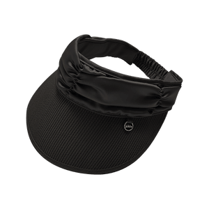 Soft Grass Series Double-sided Sunscreen Straw Hat Lacquer Night Black