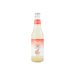 Yuzu  White Peach Flavor Sparkling Water,12 fl oz【Contains Real Juice】
