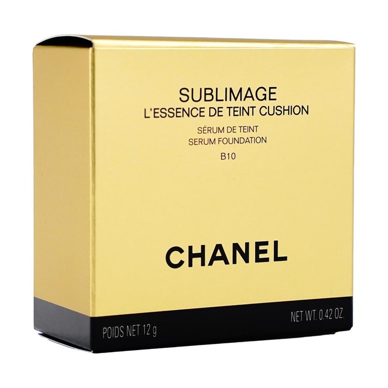 Sublimage Chanel, L’Essence de Teint Cushion Foundation, 0.42 oz. #B10 - For Fair To Light Neutral Skin | Radiant & Ligh 9