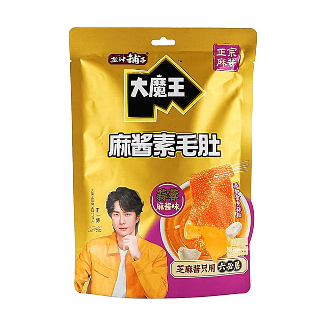 鹽津鋪子鹽津鋪子大魔王麻醬素毛肚蒜蓉麻醬口味200g - Yami
