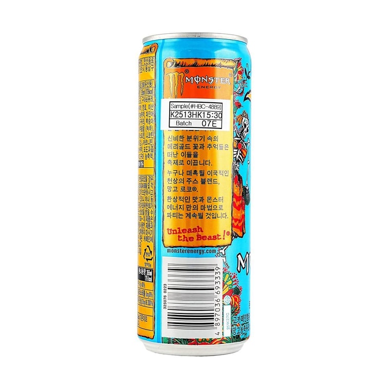 モンスターエナジードリンク、マンゴー風味、11.15液量オンス 6