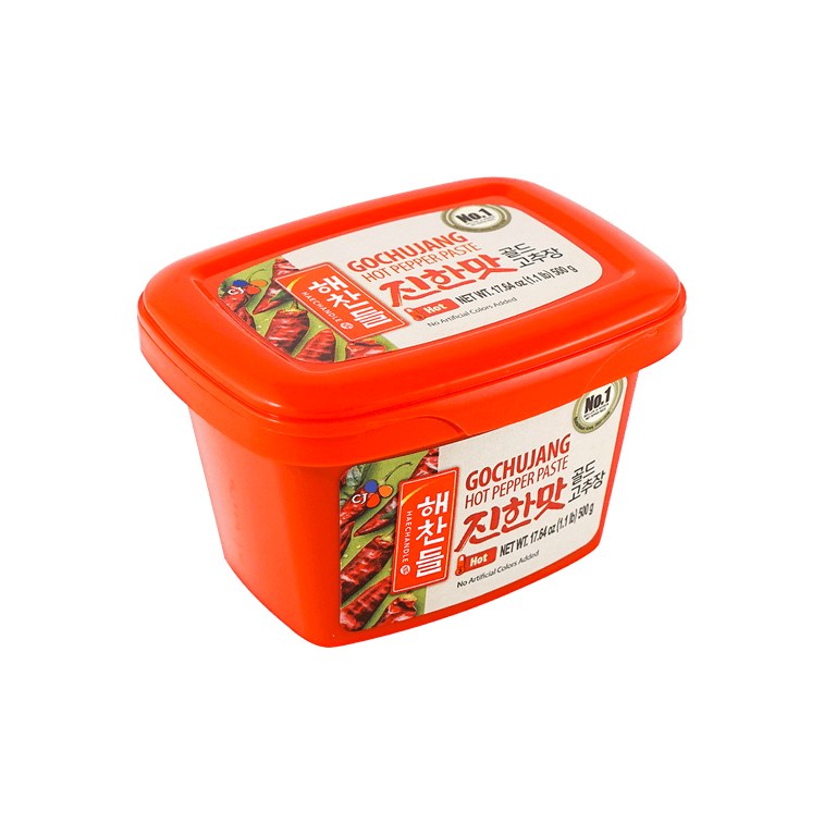 Gochujang - Hot Pepper Paste ,17.63 oz , Korean Traditional Fermented Jang【Vegan】【For Bibimbap, Tteokbokki】 7