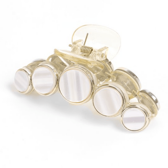 Round Hair Clip v1570 Transparent 1 Piece