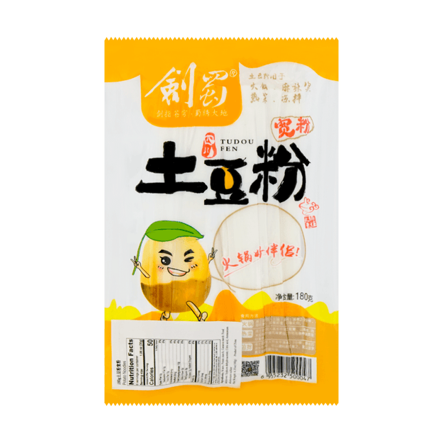 商品详情 - 剑蜀 土豆粉 宽粉 180g - image  0