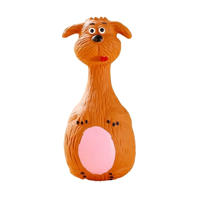 Latex squeaky toy for dogs(puppy) 1pc
