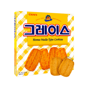 韩国CROWN 花生曲奇酥饼干 298g【早餐零食】