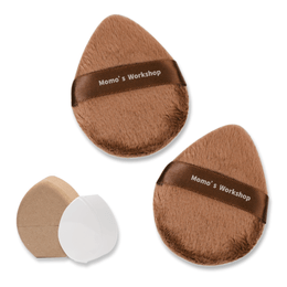 Momo‘s Workshop Makeup Powder Puffs Set 2pcs Latex-Free Beauty Sponge ...