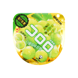 大陸版UHA 酷悠哈 味覺糖 酷露露爆漿果汁軟糖 橡皮糖 白葡萄口味 52g