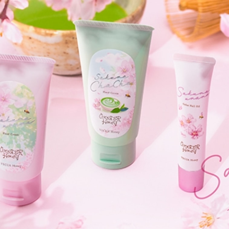 日本VECUA HONEY 櫻花香味 護手霜 50g 3