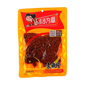 Latiao Vegetarian Fish Fillet 3.17 oz【Soy Protein Based】【Hunan Specialty】【Spicy Flavor】