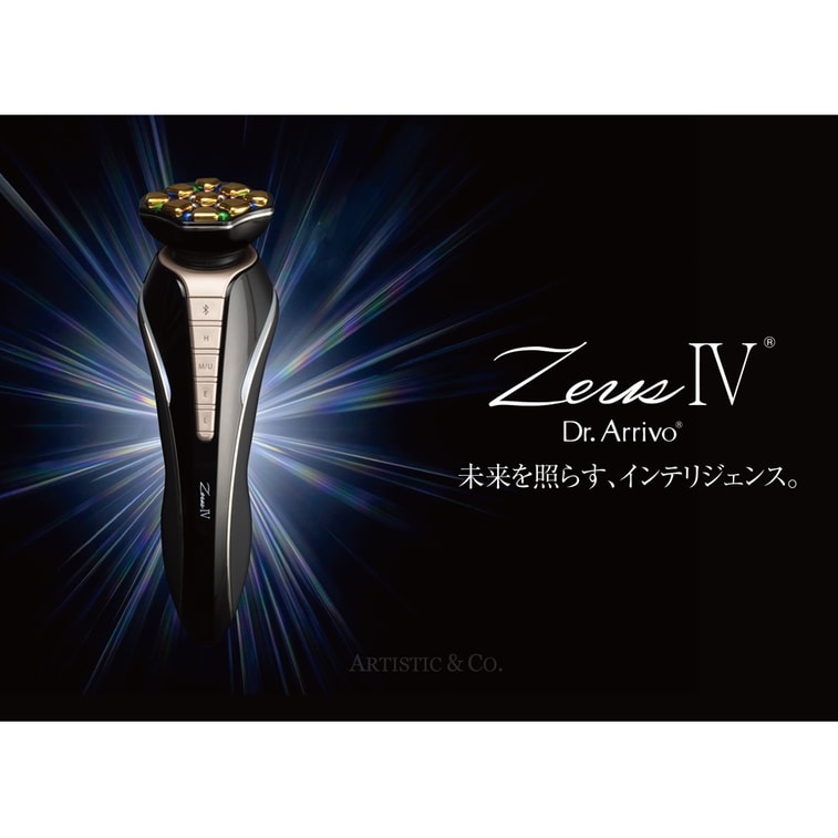 [일본 직배송] 닥터아리보 제우스 4세대 RF 뷰티 디바이스, 올림픽 블랙 + PE 골드 뷰티 에센스 40ml 3