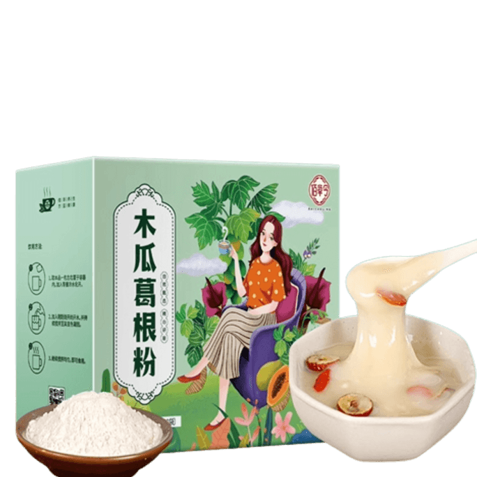 Papaya Kudzu Powder Chest Nutritional Meal Replacement Food 450g(15g×30Bag)