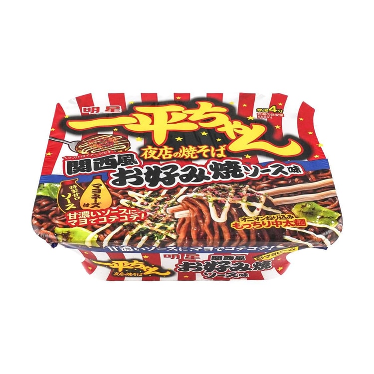 MYOJO Ippei-chan Night Shop Yakisoba ,Kansai Style Okonomiyaki