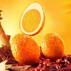 王小卤 虎皮鸡蛋 香辣味 25g*16枚 400g【外脆里糯 辣卤爽口】【精选营养好蛋】【营养早餐】