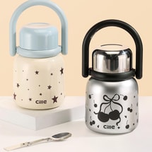 Portable Thermal Food Jar 930ml Star Blue, 316 Stainless Steel with Spoon for Soup