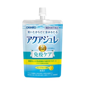 아쿠아 젤리 자몽맛 4.59 oz 【유산균 1000억 마리 함유】【상큼한 수분 공급】