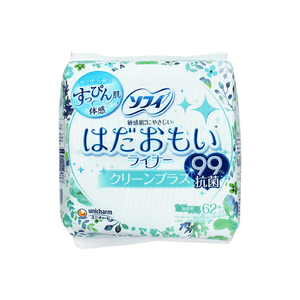 Sofy Hadaomoi Liner Clean Plus [62 pieces]