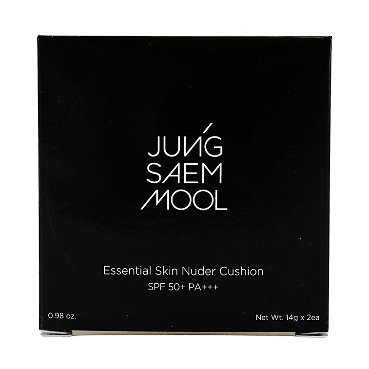 韩国JUNG SAEM MOOL郑瑄茉 持久轻薄裸肤气垫粉底霜 贪心气垫BB 水光版 SPF50+ PA+++ 14g #17 黄调象牙白 含替芯【韩国销量第一】 5