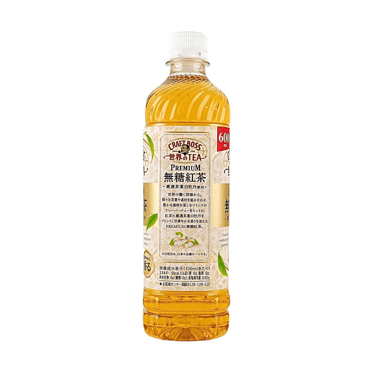 日本SUNTORY三得利 CRAFT BOSS 世界红茶 无糖红茶 600ml【0糖0脂0卡】 3