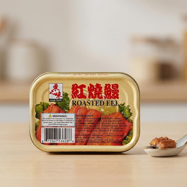 Braised Eel Canned , 3.5 oz