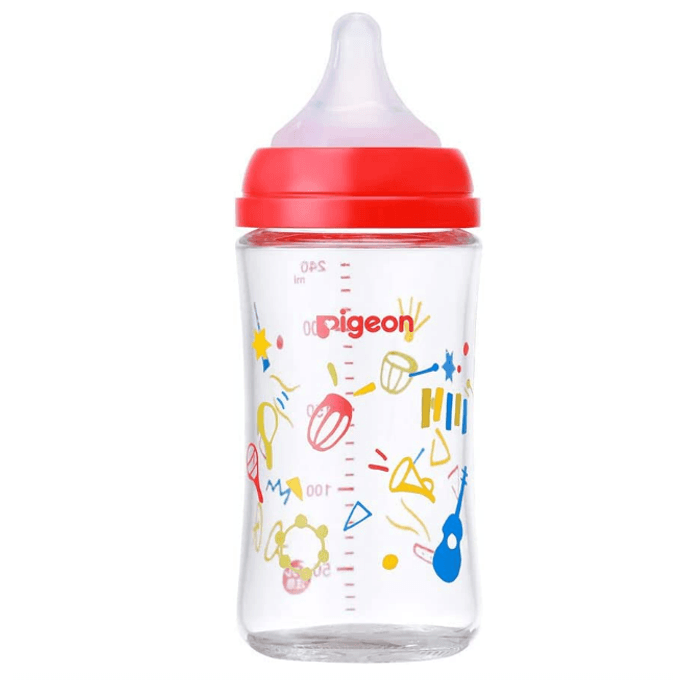 【日本直邮】日本PIGEON 贝亲 婴儿母乳实感玻璃奶瓶 240ml
