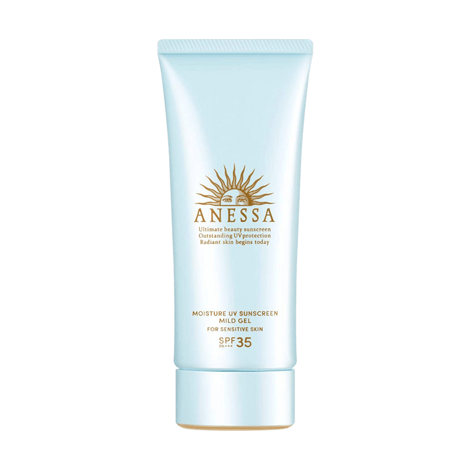 Anessa Moisture UV Sunscreen Mild Gel for Sensitive Skin SPF35 PA+++ 90g