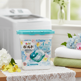 Japan P&G 4-in-1 Laundry Pods Granular Laundry Detergent Fresh Soap Fragrance 11 Pods