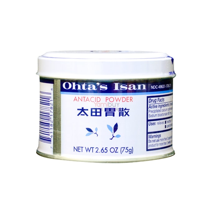 日本OHTA’S ISAN太田胃散 胃散粉剂 铁罐装 75g