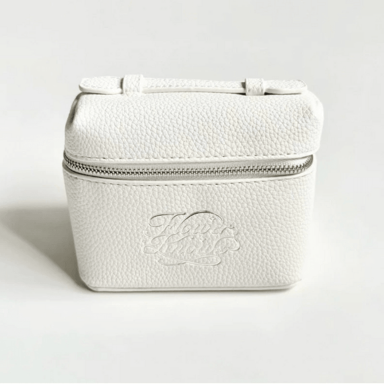 Limited Small Square Bag Lychee Pattern Makeup Storage Bag 1pcs 3