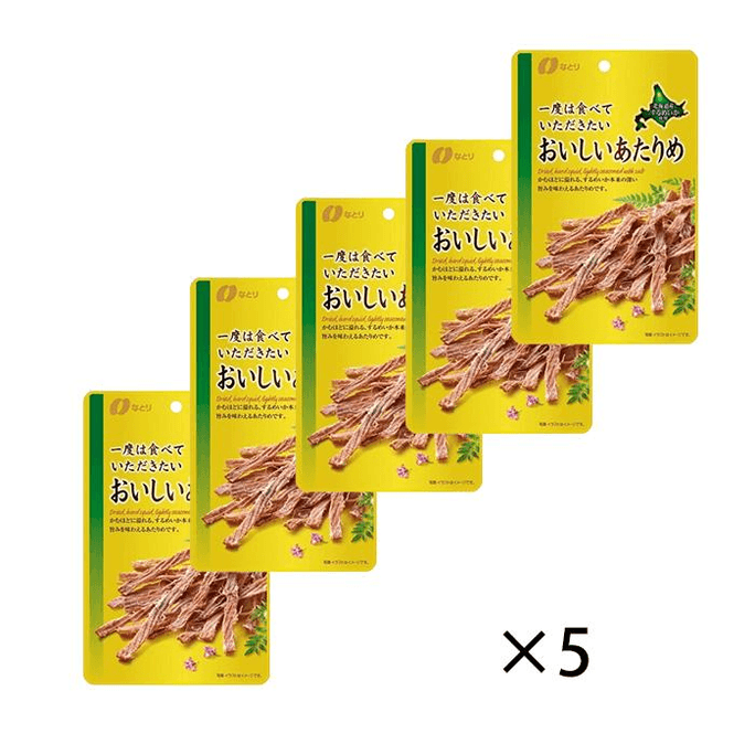 【日本直送】NATORI 名取 イカ細切り＆スルメ お酒のおつまみに人気のおつまみ 24g×5袋